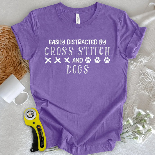Distracted by dogs T-shirt