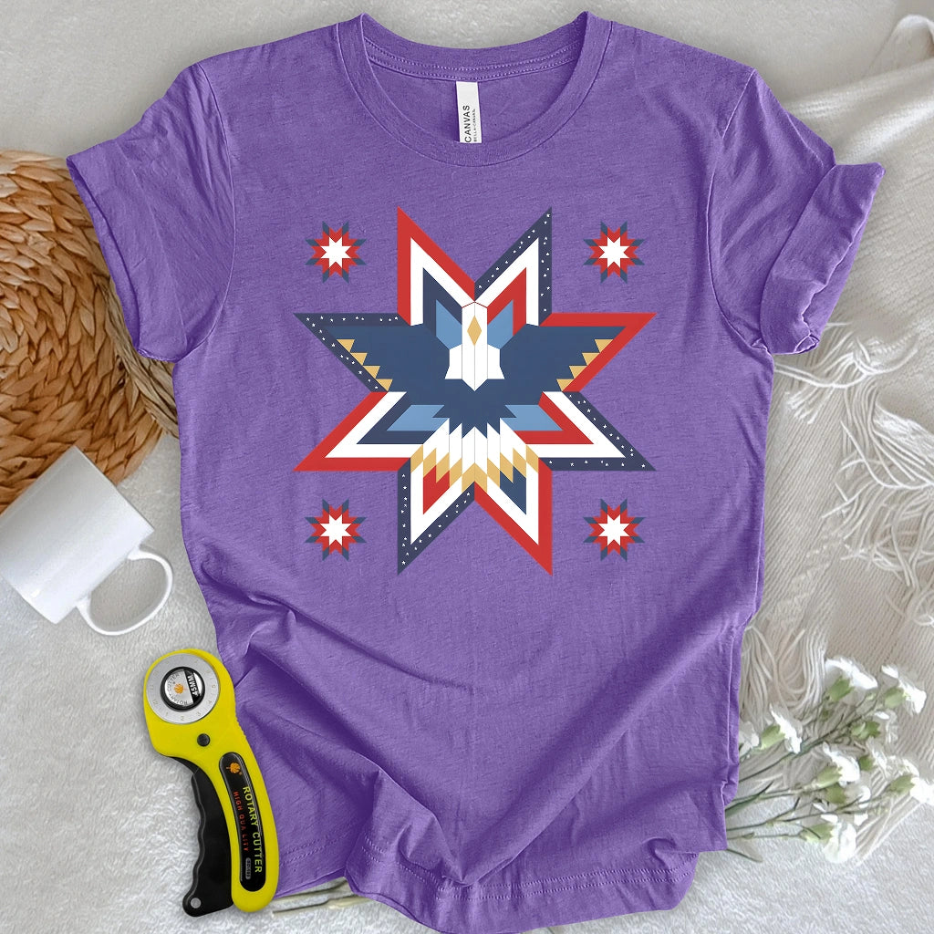 Eagle Star Quilt T-shirt