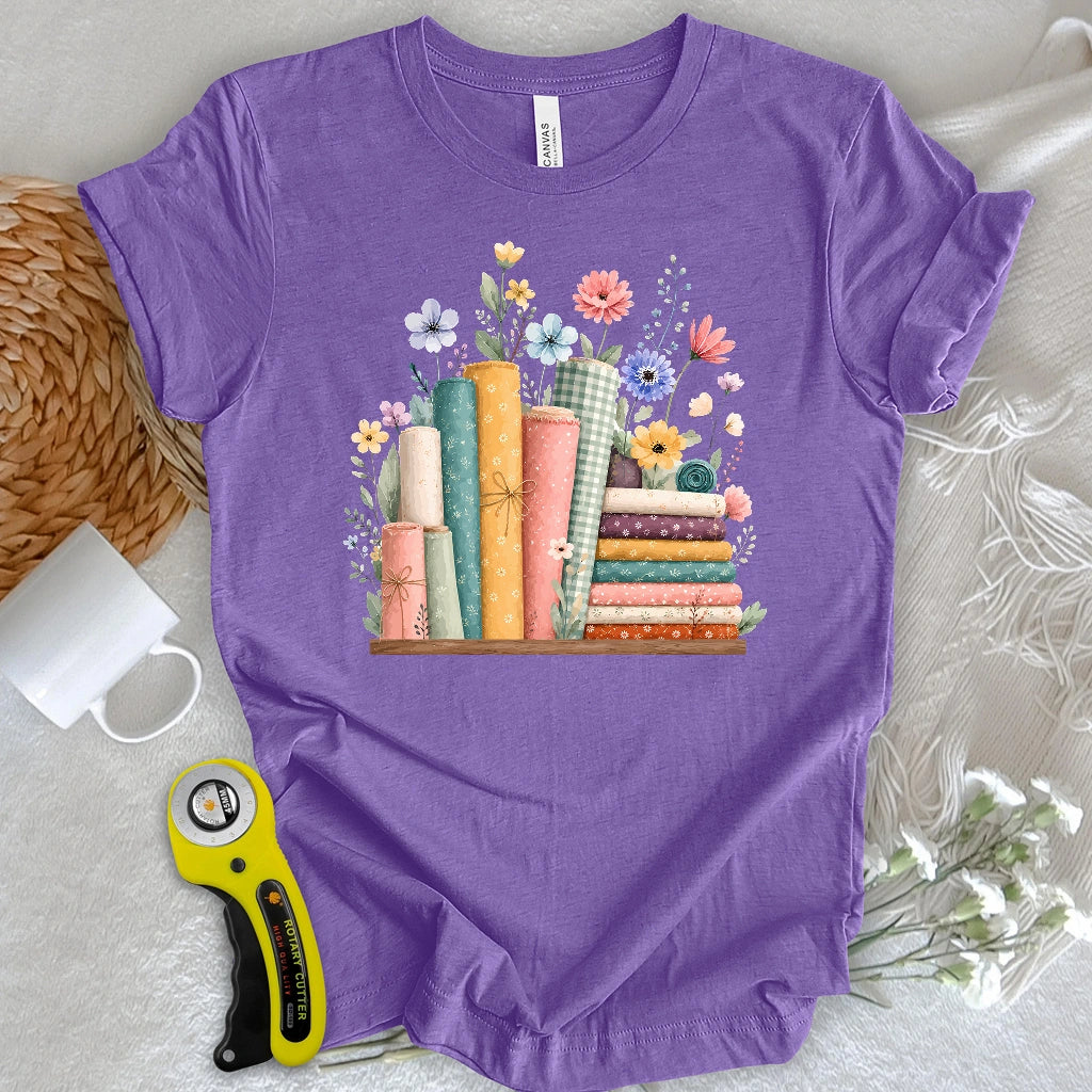 Fabric Bloom T-shirt
