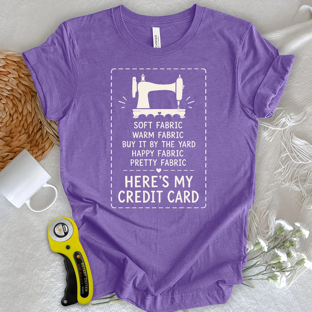 Fabric Lover’s Credit Card T-shirt