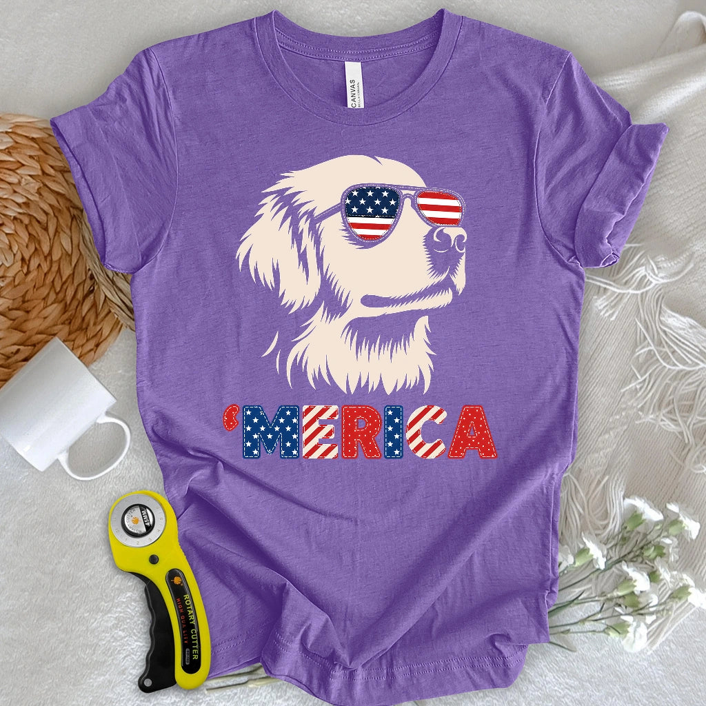 Golden ’Merica Appliqué T-shirt