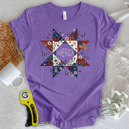 T-shirt trapuntata Liberty In Bloom