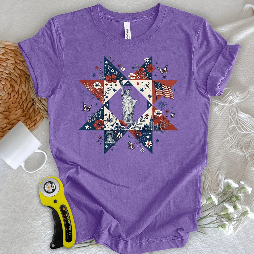 Liberty Star Quilt T-shirt