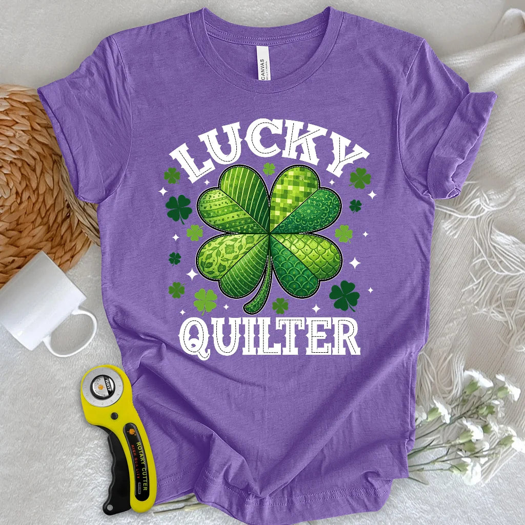 Glückliche Quilterin T-Shirt