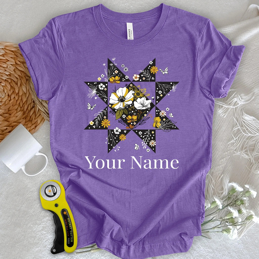 "Custom Name" Nature Block T-shirt