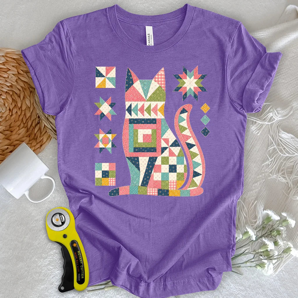 Patchwork Cat T-shirt