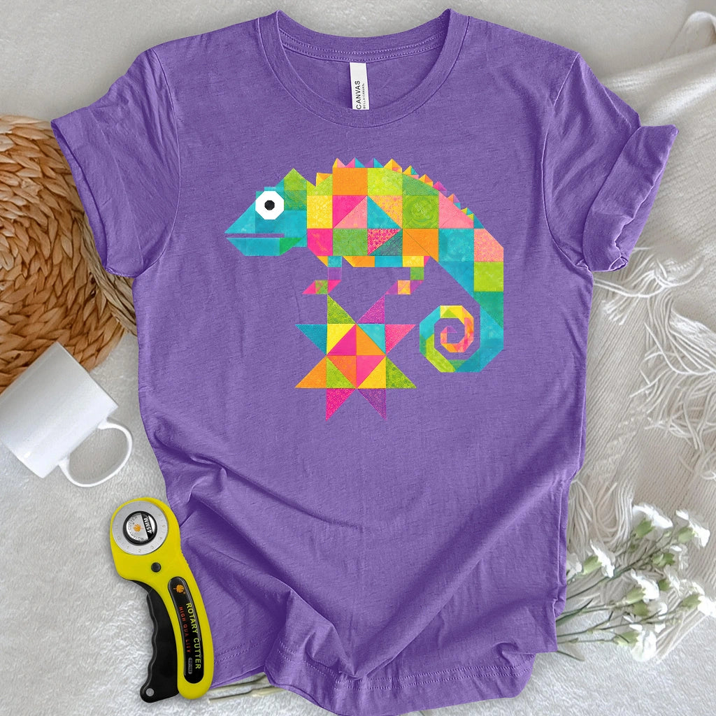 Patchwork Chameleon T-shirt