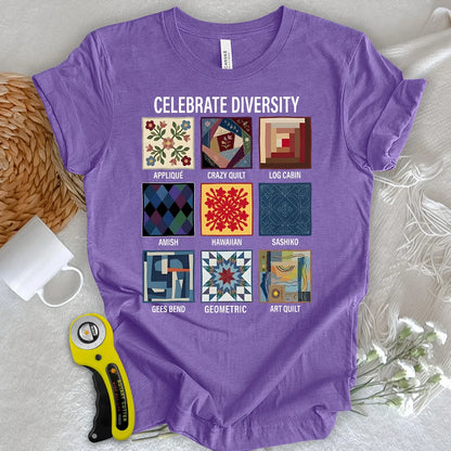 T-shirt Patchwork de la diversité
