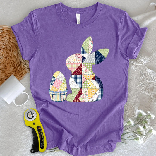 Patchwork Easter Bunny T-shirt
