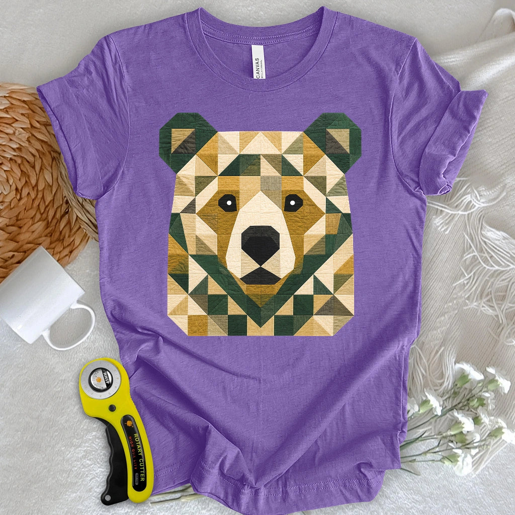 Patchwork Forest Bear T-shirt