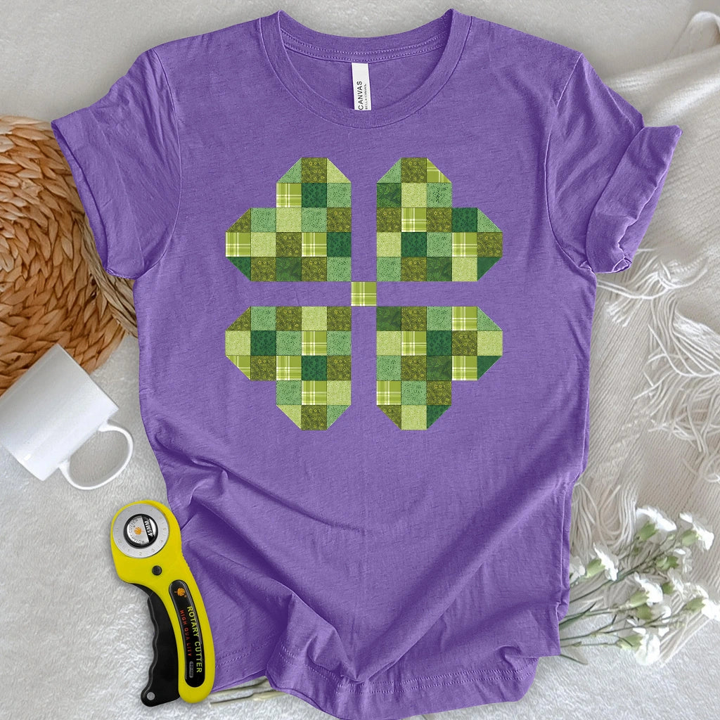 Patchwork Lucky Clover T-shirt