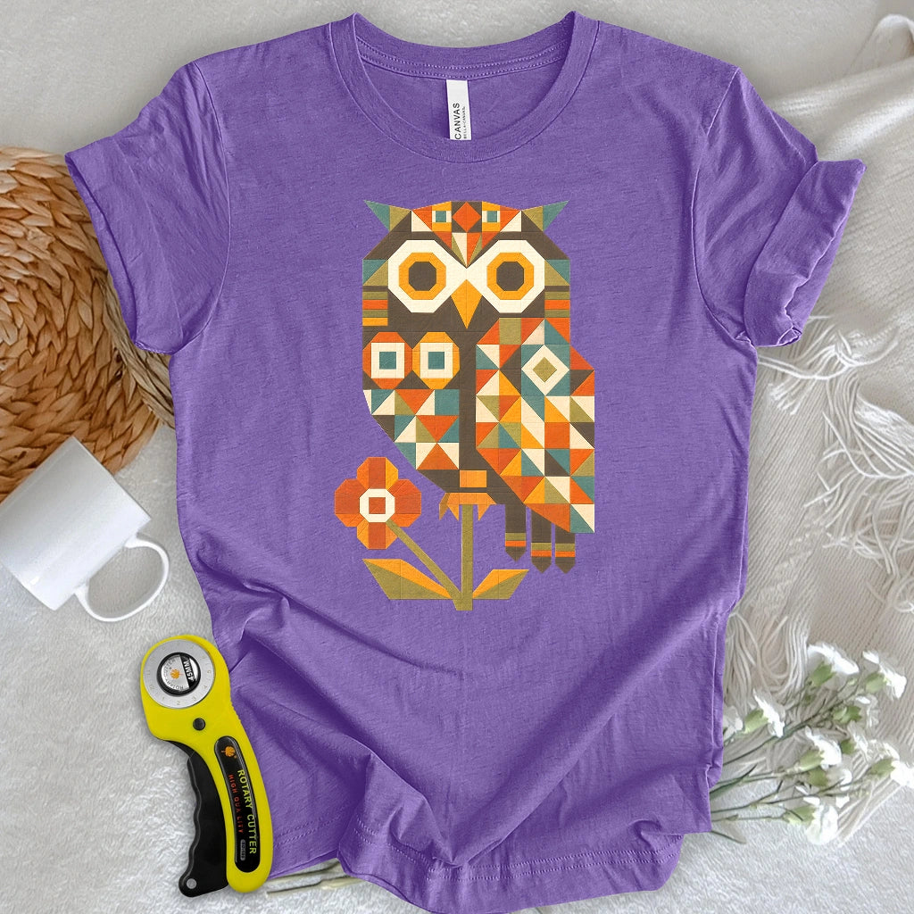 Patchwork Owl T-shirt
