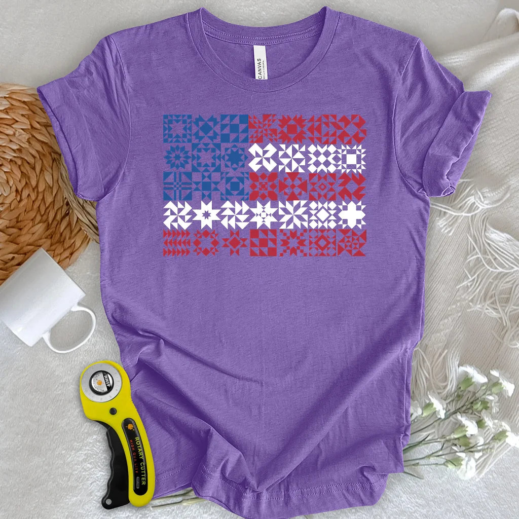 Patchwork Patriot T-shirt