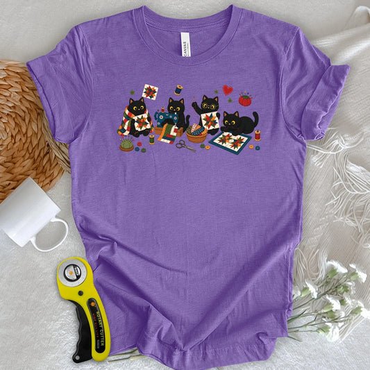 Patchwork Purrfection T-shirt