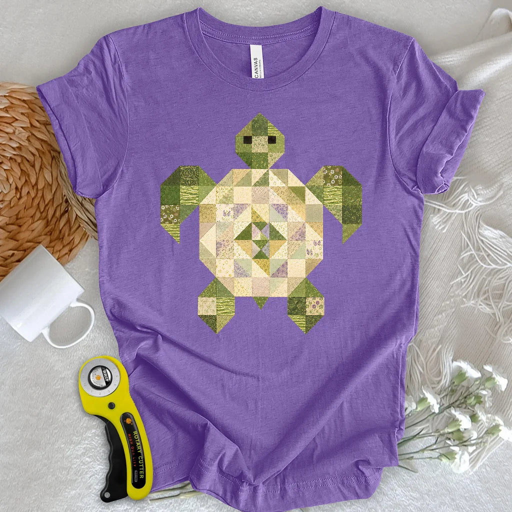 Patchwork Turtle T-shirt