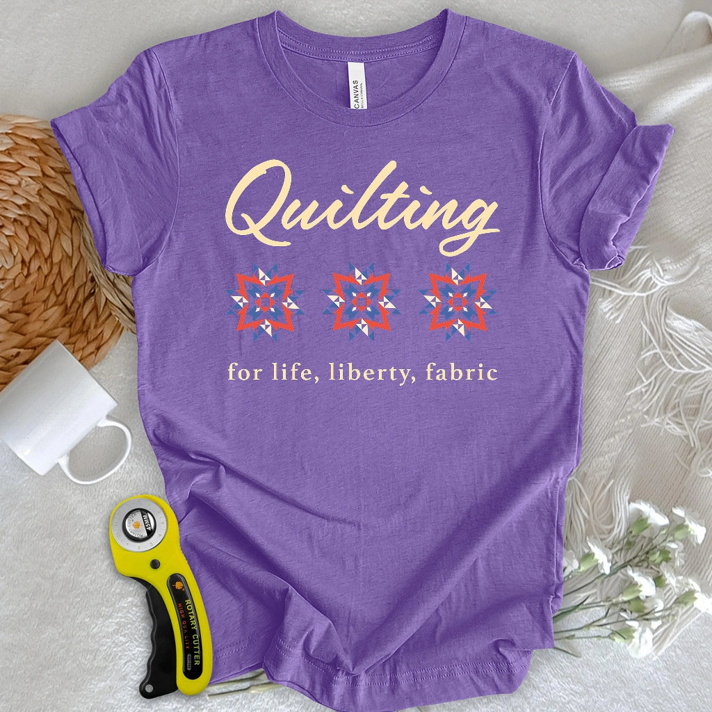 Patriotic Quilt Block T-shirt