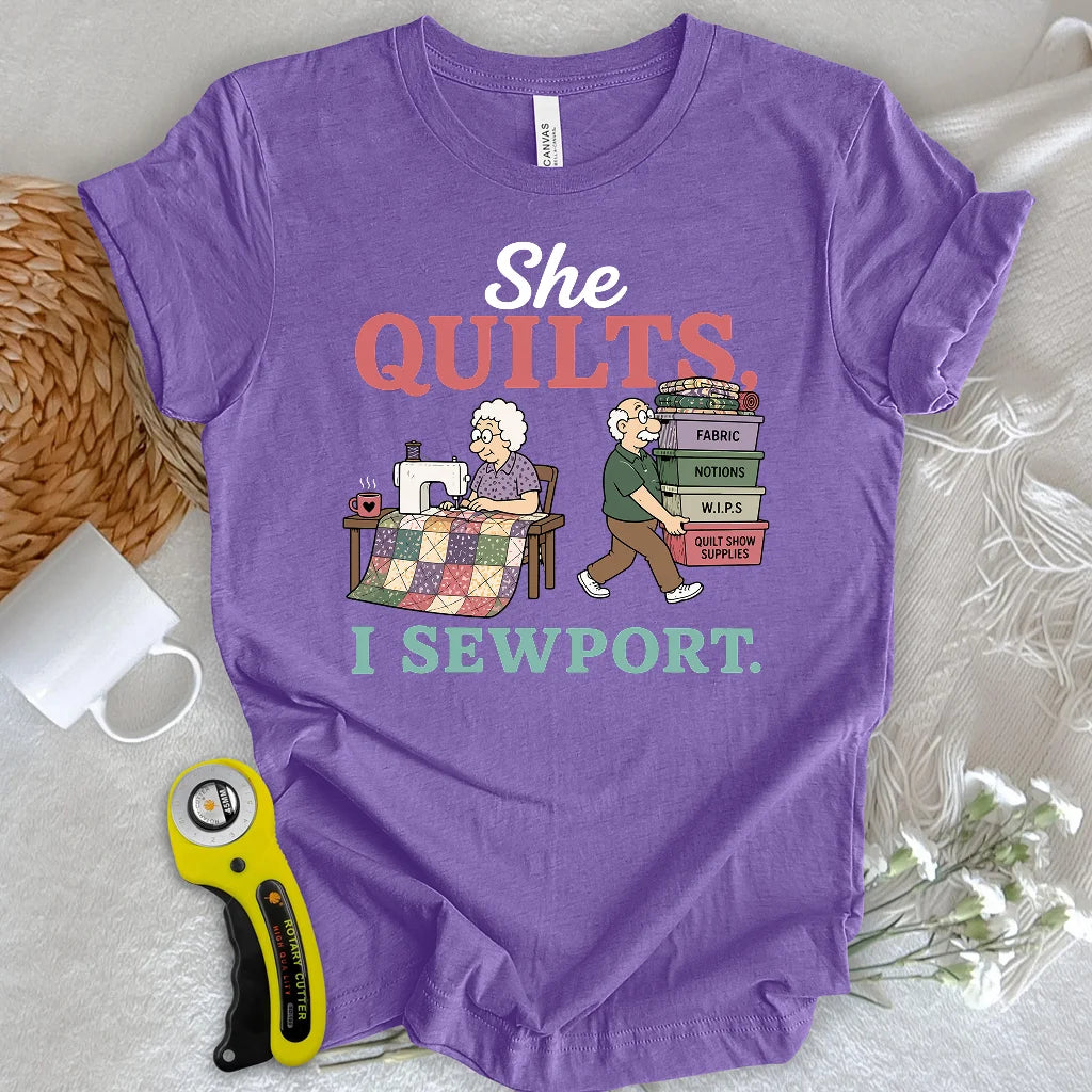 Proud Quilt Husband T-shirt