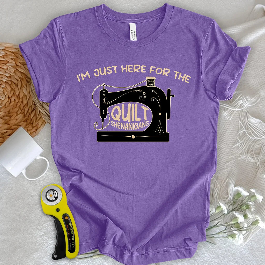 T-shirt "Quilting et Bêtises"