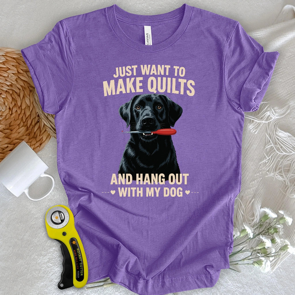 Quilt & Pup T-shirt