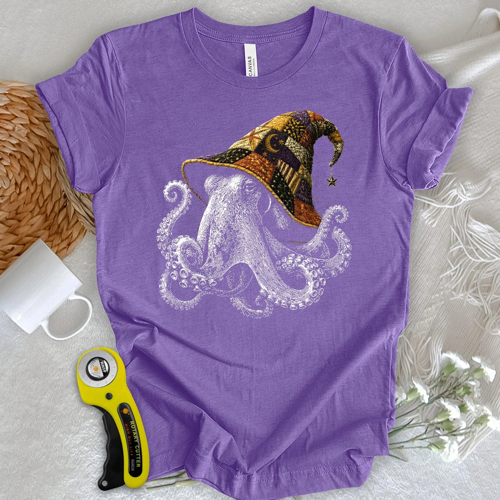 Quilted Witch Octopus T-shirt