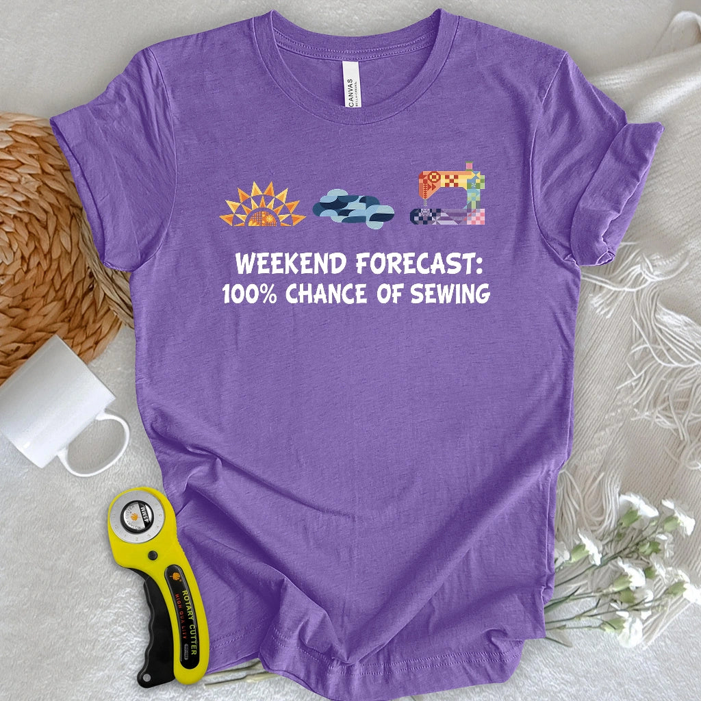 Quilter Wochenendwetter-T-Shirt