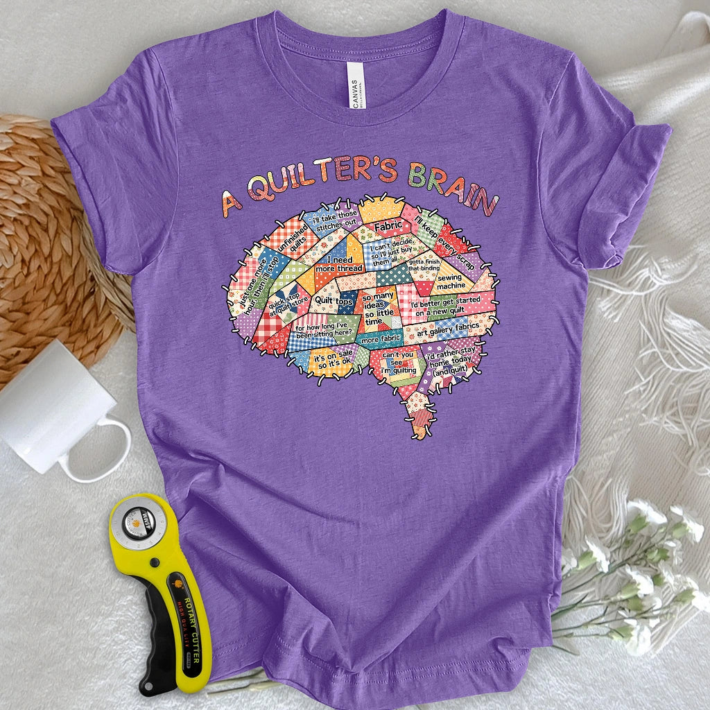 Quilter's Brain T-shirt
