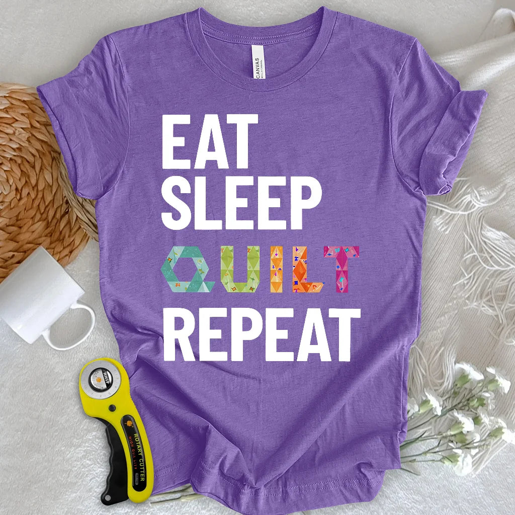 Tagesroutine einer Quilterin T-Shirt