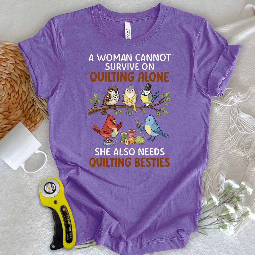 Quilting Besties Club T-shirt