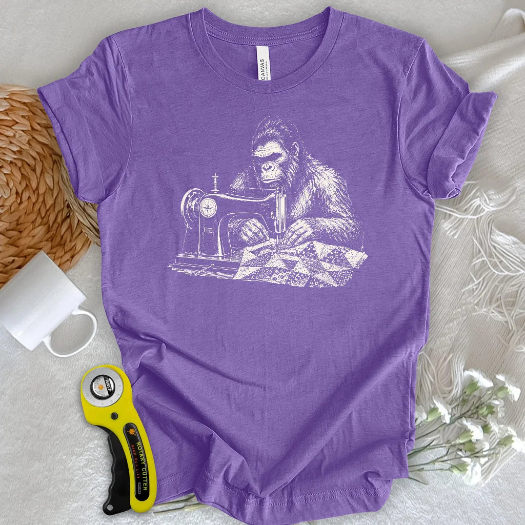 Quilting Bigfoot T-shirt