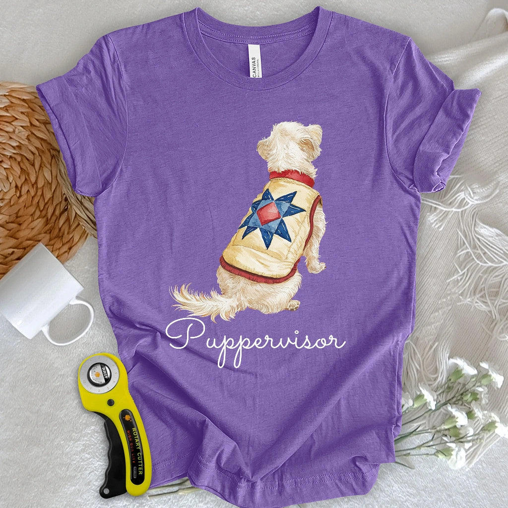 Quilty Pup Star T-shirt