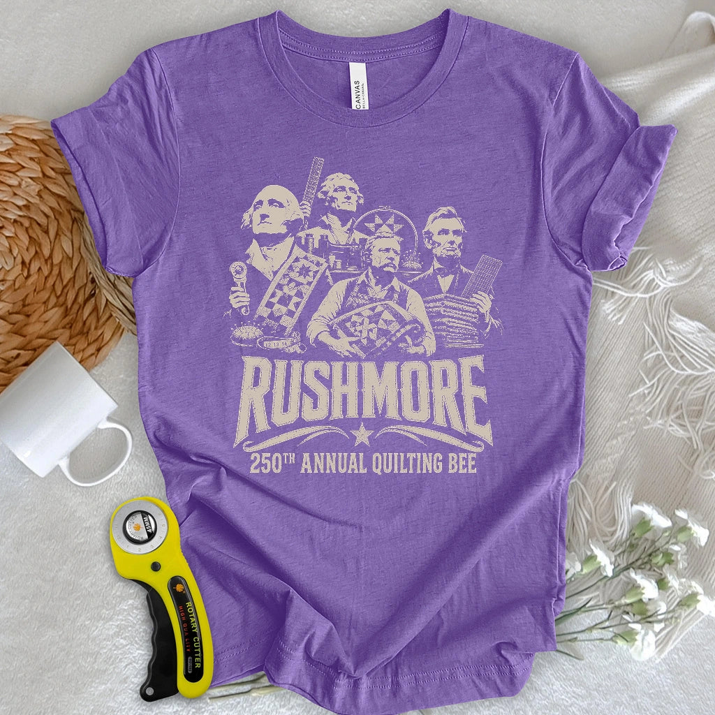 Rushmore Quilting Bee 250th T-shirt