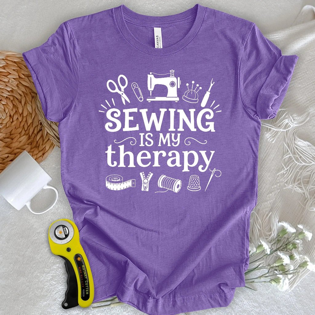Sewing Is My Therapy T-shirt