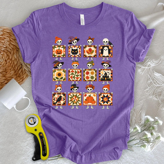 Skeleton Quilt Society T-shirt