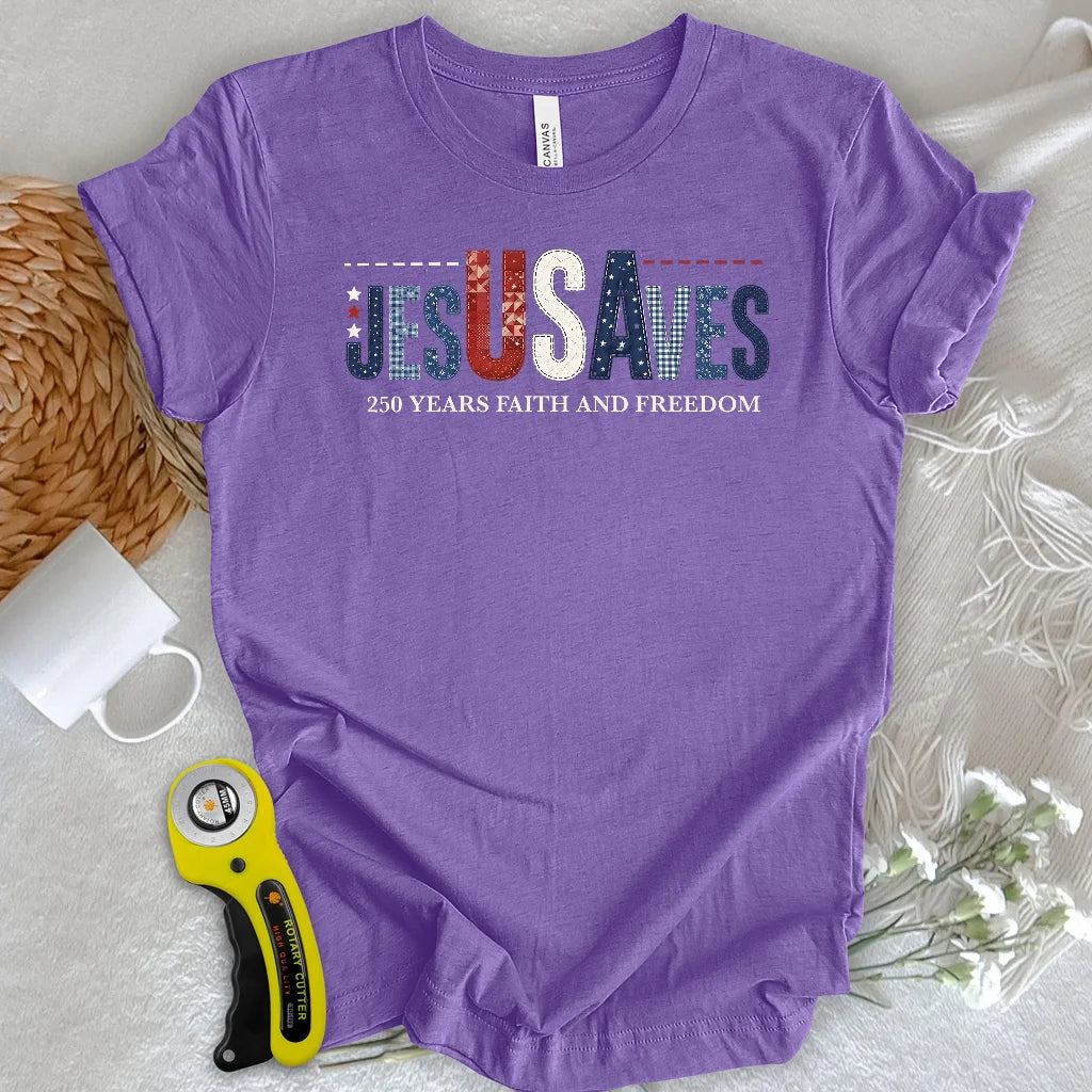 Stitching Faith Since 1776 T-shirt