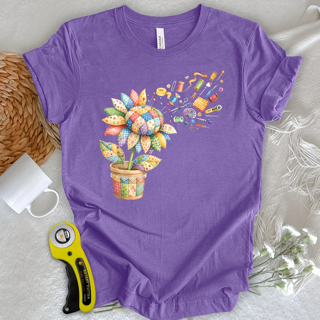 Sunflower Sewing Tools T-shirt