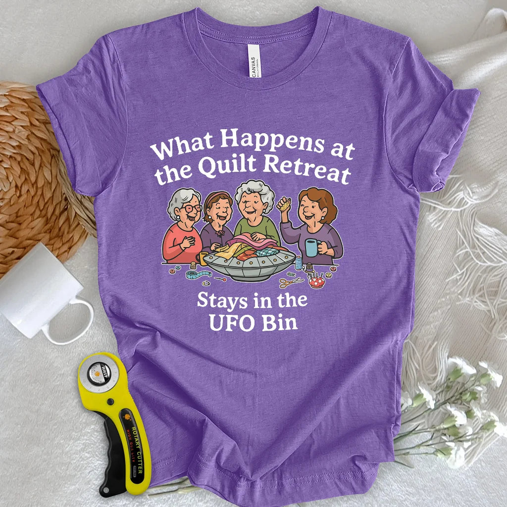 UFO Quilt Retreat T-shirt