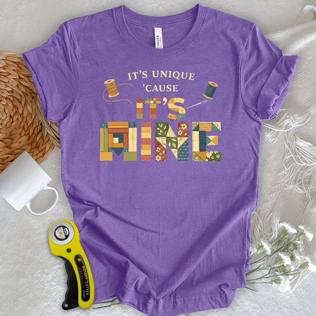 Uniquely Mine Quilt T-Shirt