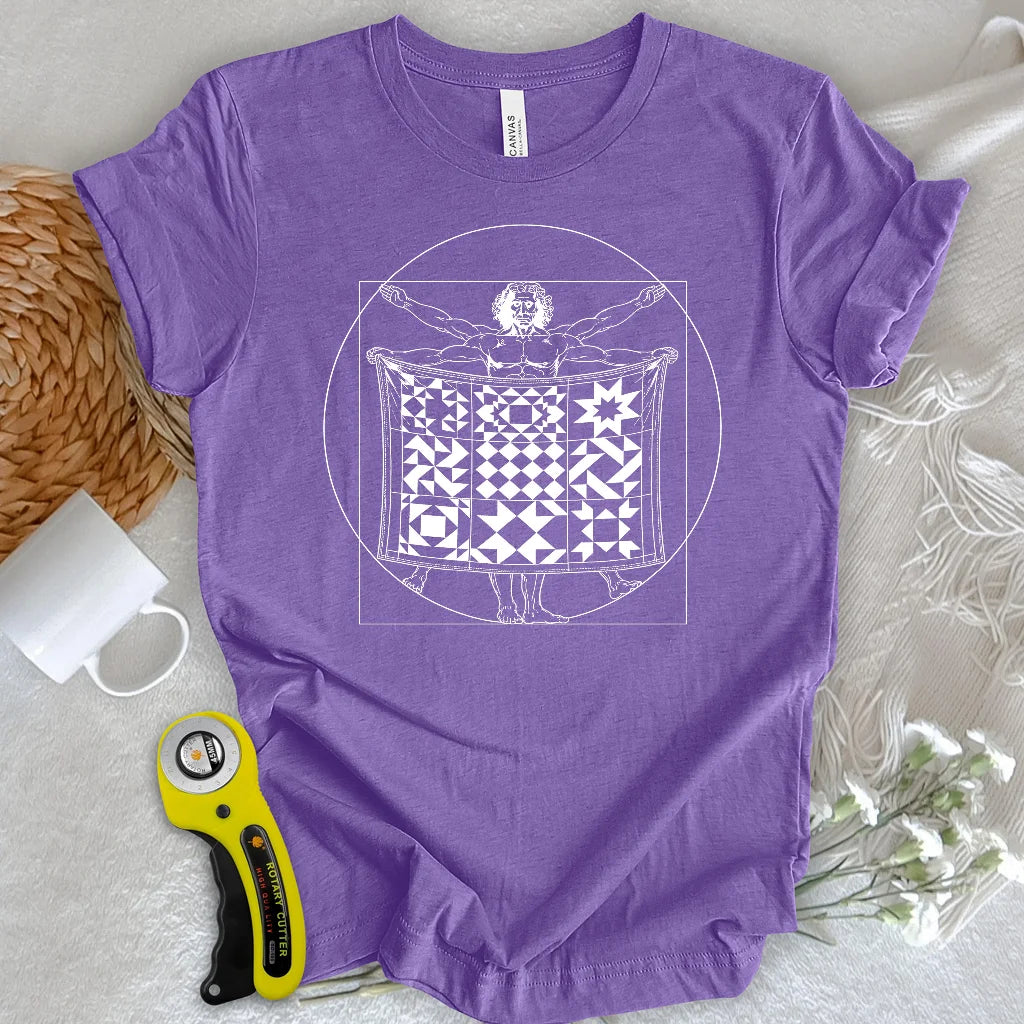 Vitruvian Quilter T-shirt