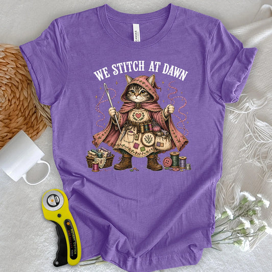 We Stitch At Dawn T-shirt
