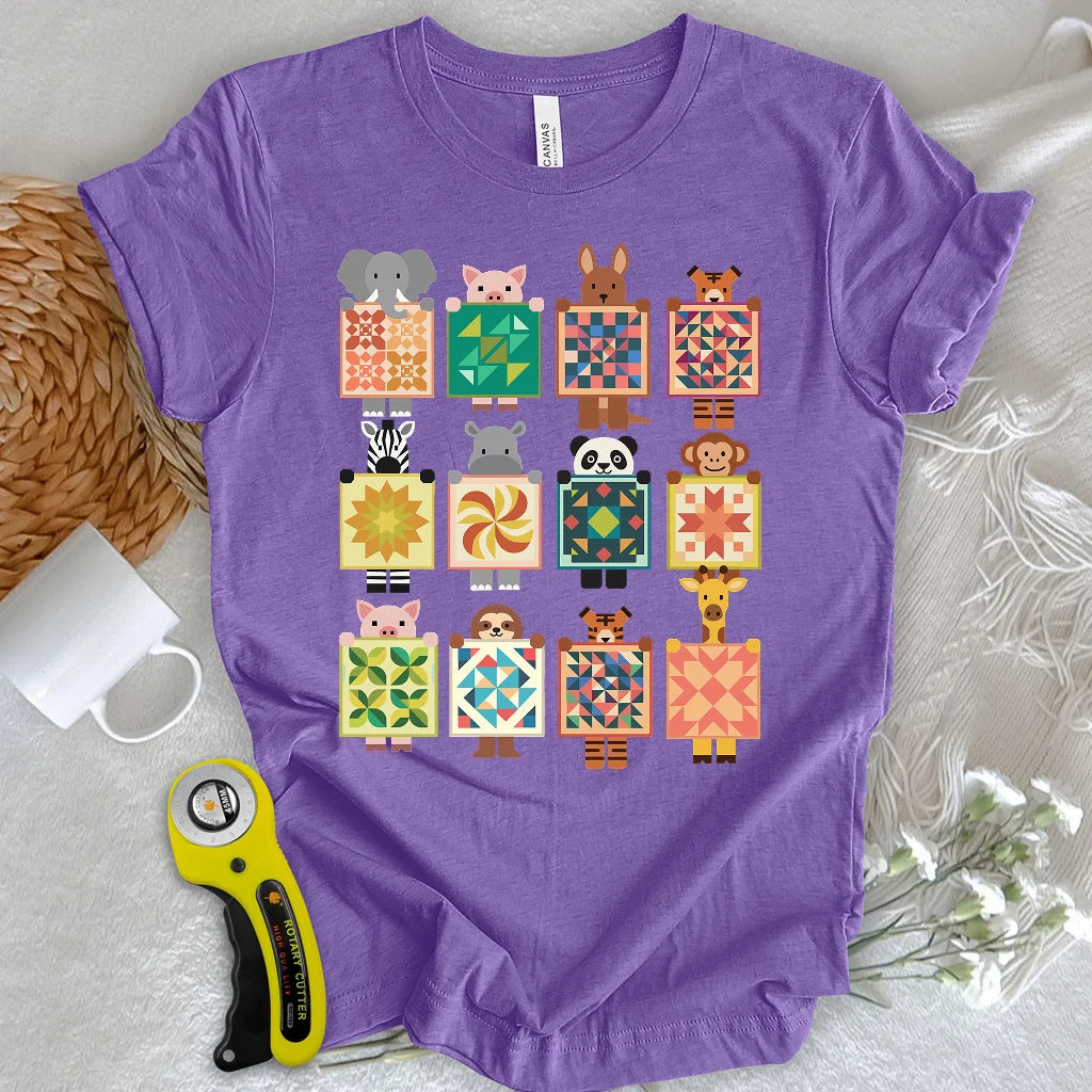 Woodland Patchwork Crew T-Shirt