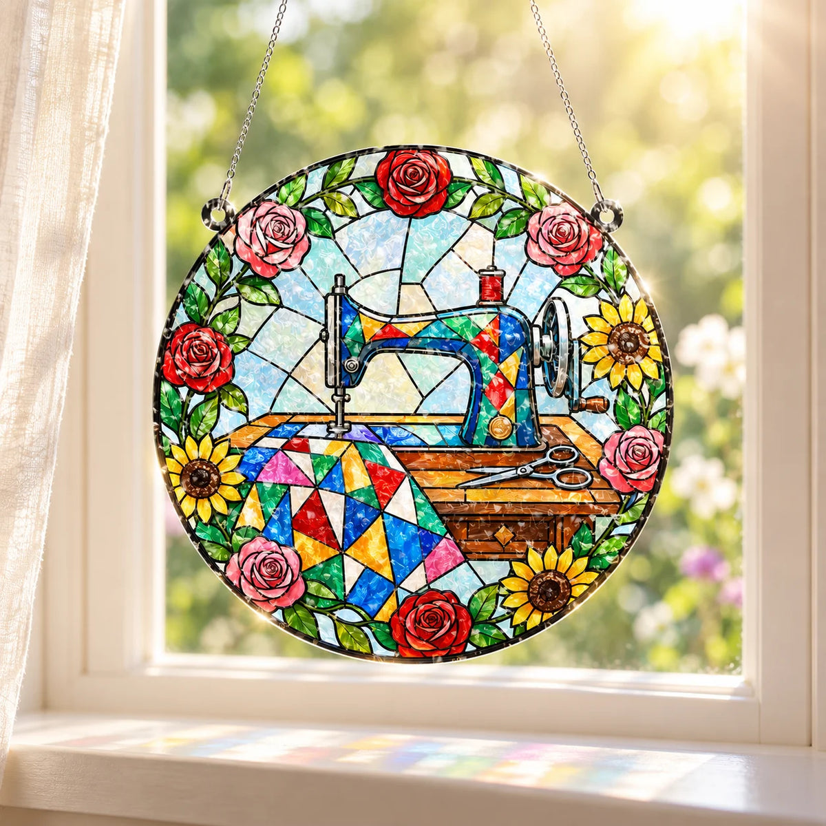Quilting Garden Suncatcher