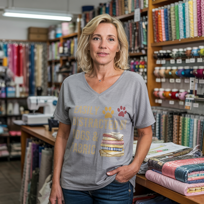 Paws & Patterns Lady V-neck