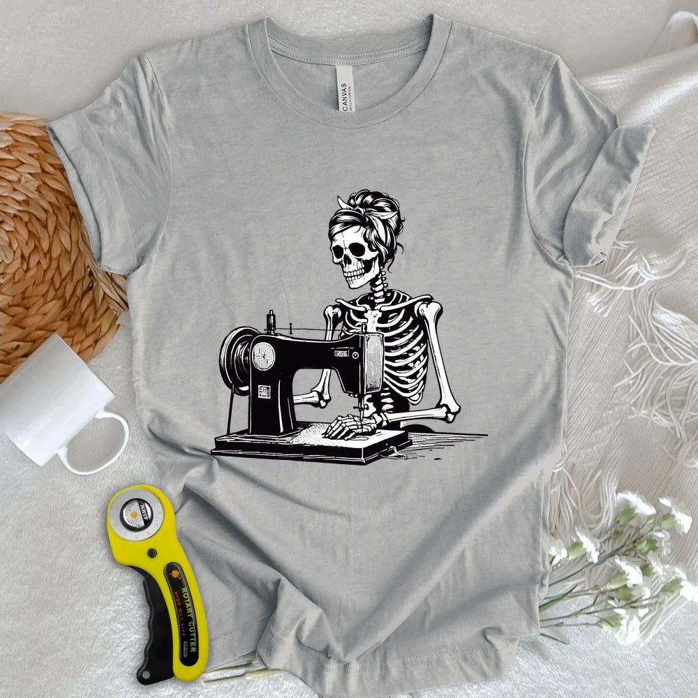 Quilting Skeleton T-shirt