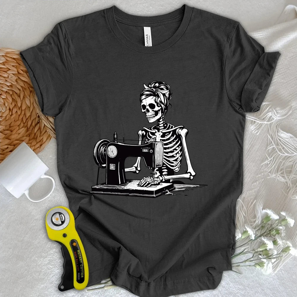 Quilting Skeleton T-shirt