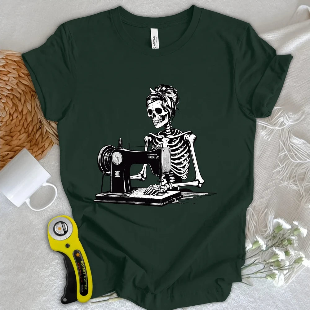 Quilting Skeleton T-shirt