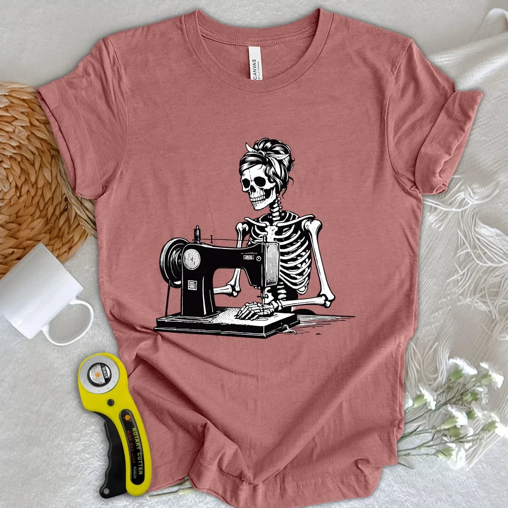 Quilting Skeleton T-shirt