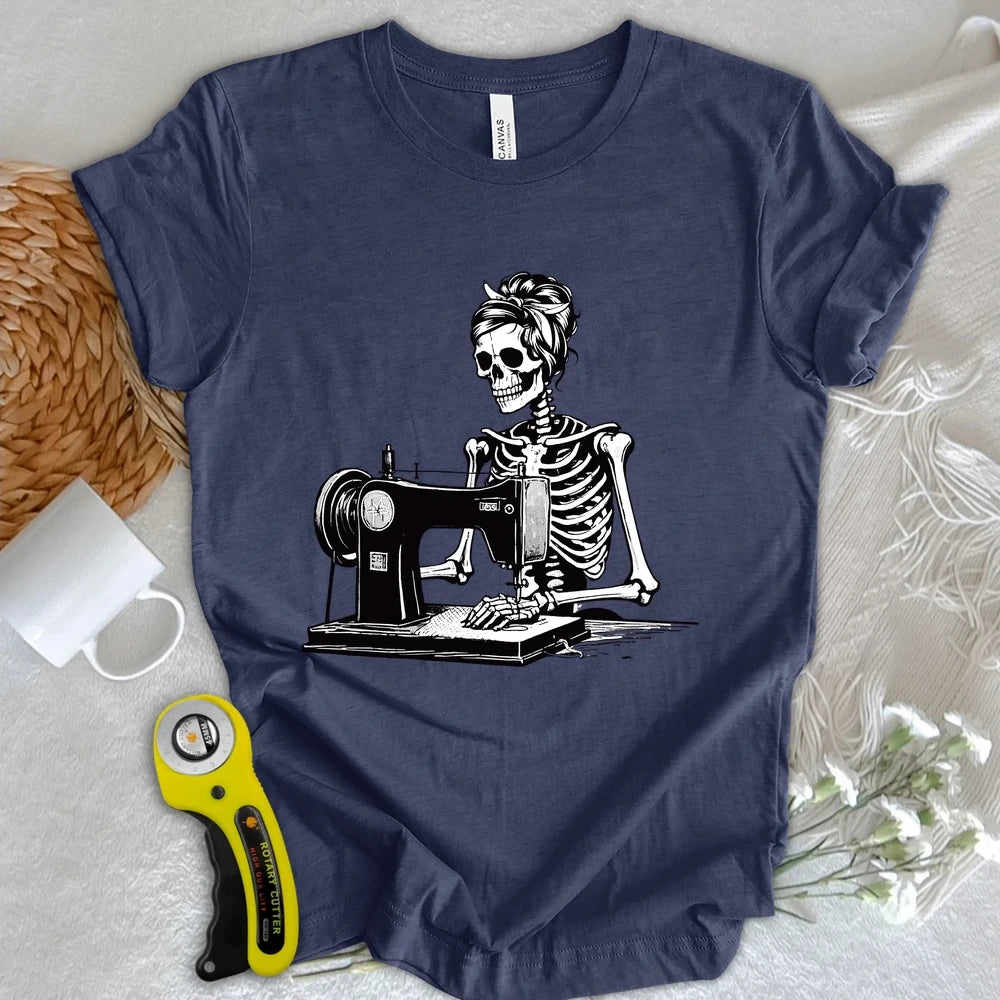 Quilting Skeleton T-shirt