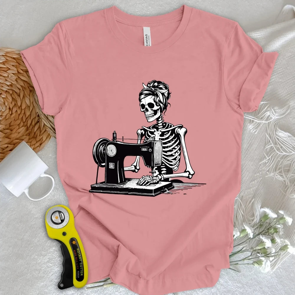 Quilting Skeleton T-shirt