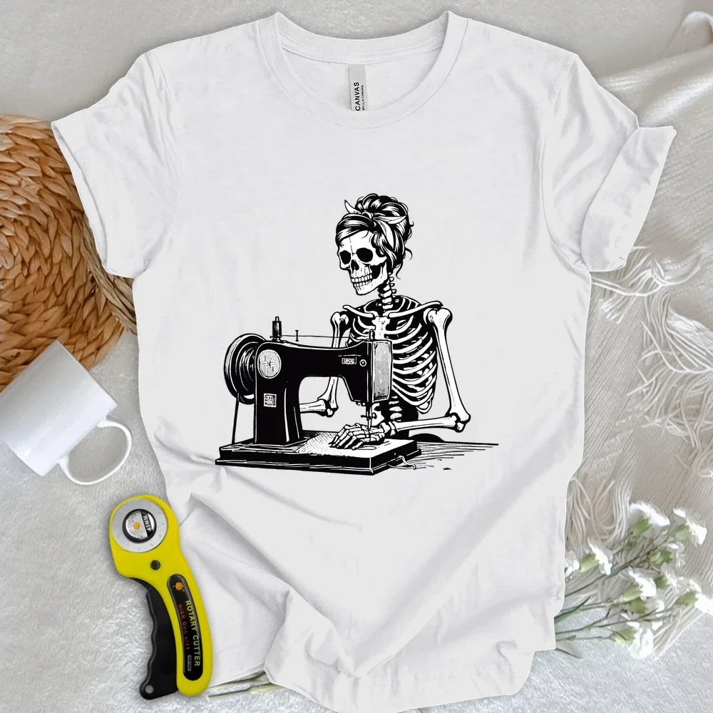 Quilting Skeleton T-shirt