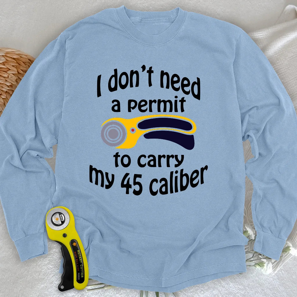 45 Caliber Long Sleeve T-shirt